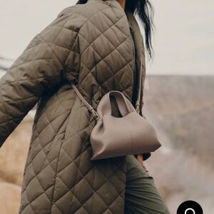 Polène Numero Neuf Mini Tote Bag in Taupe